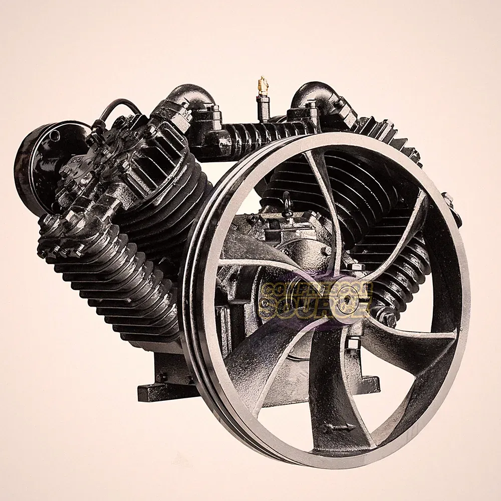 10 HP Horsepower Cast Iron 2 Stage Air Compressor Pump Industrial Two-Stage CI10