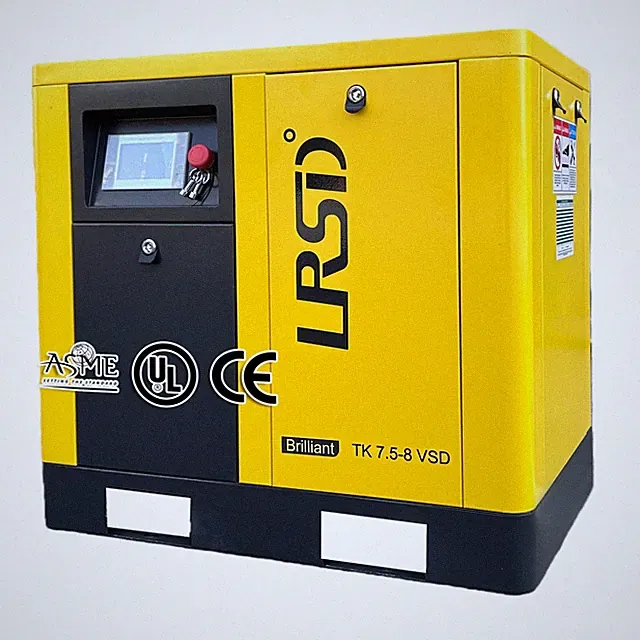 10HP 208V-230V VFD VARIABLE FREQUENCY ROTARY SCREW AIR COMPRESSOR 38CFM 125PSI