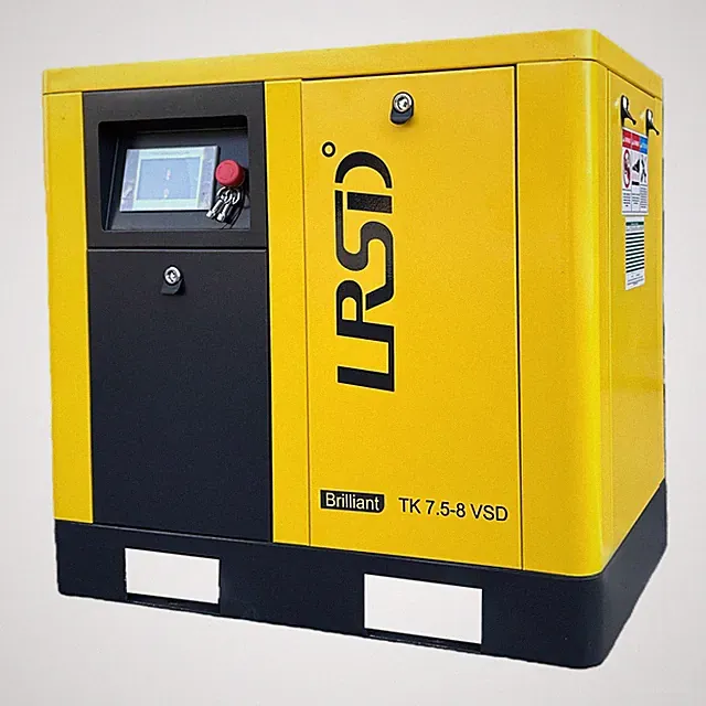460V 3 Phase 10HP VSD Rotary Screw Air Compressor 38CFM 125PSI