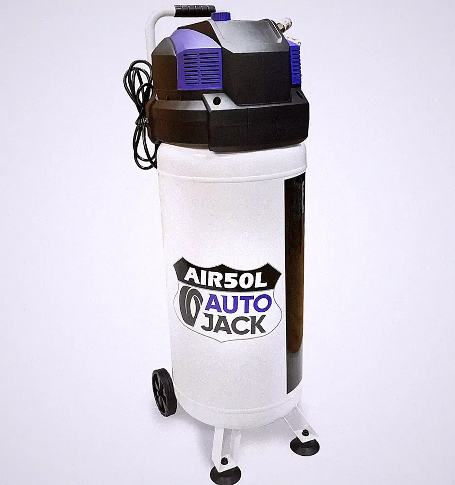 50L Vertical Air Compressor – Oil-Free 2HP | 10CFM | 145 PSI | Garage Use
