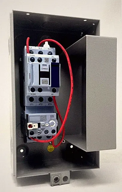Air Compressor Magnetic Starter On/Off Relay 10HP Three Phase 240 Volt 32 Amps
