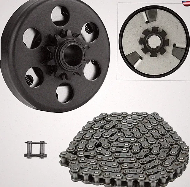 Centrifugal Clutch, Go Kart Clutch 3/4 Bore 10T with #40 41 420 Chain 12.7mm