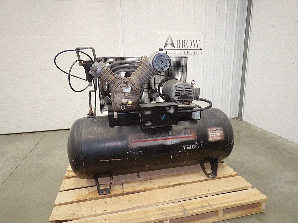 Ingersoll Rand Reciprocating Air Compressor 35 CFM 10 HP 230/460V 3 Ph 120 Gal