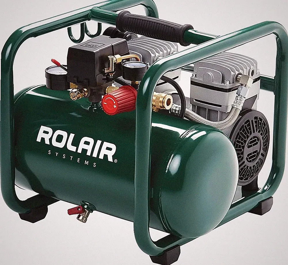 JC10PLUS 1HP Quiet Oil-Free Portable Air Compressor - Efficient & Reliable