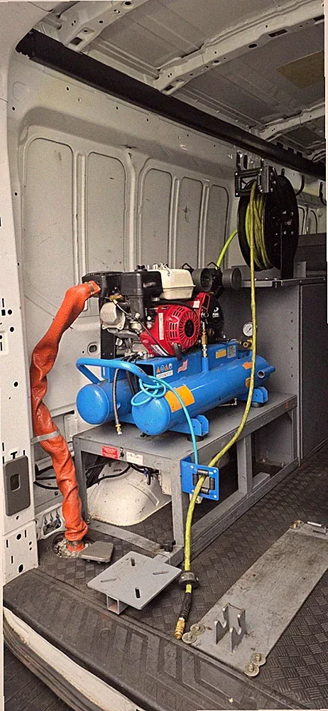 Puma PUK-6508HGE Gas Powered Air Compressor, 6.5HP, 8 Gal, 12.5 CFM