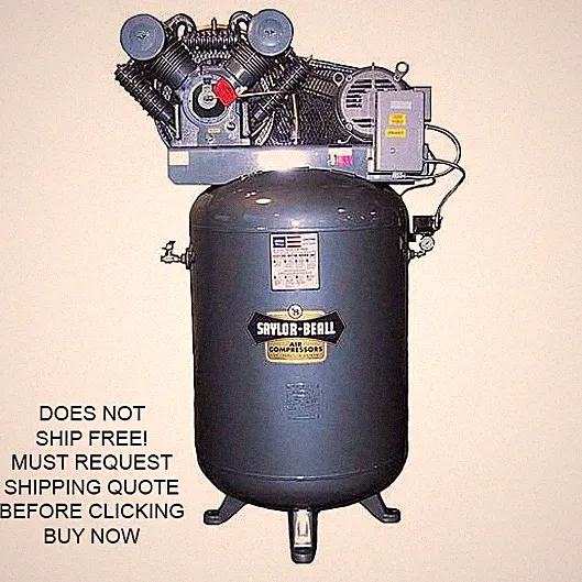 Saylor Beall Vertical 10HP 120 Gallon Air Compressor