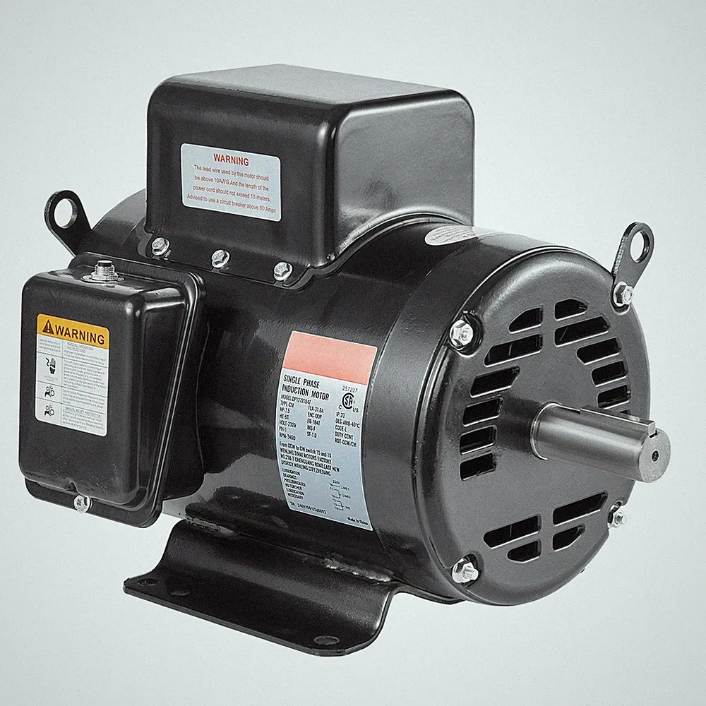Uimoso 7.5HP Air Compressor Electric Motor 230V 3450RPM 184T Frame CW/CCW Rotate
